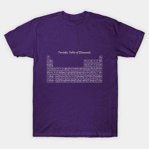 Periodic Table of Elements T-Shirt by zoddie